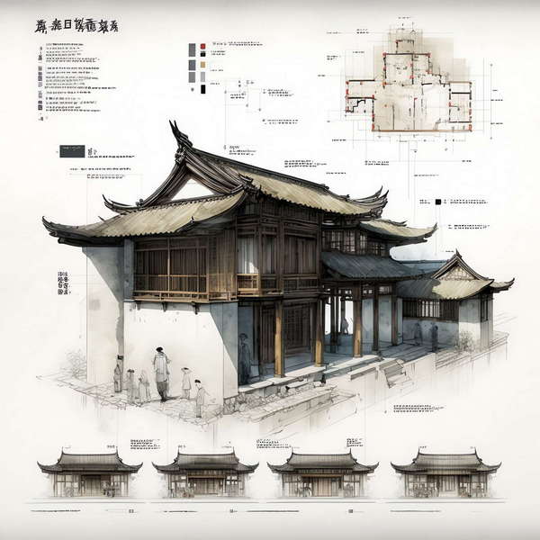 图片[9]-全球设计案例智能库_OJBKAI.COM古建筑透视图Midjourney灵感图库-_设计智库－全球设计案例智能库_OJBKAI.COM-全球设计案例智能库_OJBKAI.COM设计智库