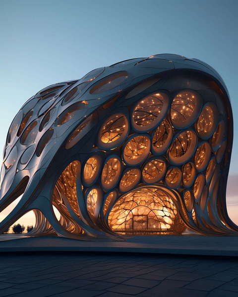 图片[7]-全球设计案例智能库_OJBKAI.COM艺术感商业中心建筑外观Midjourney灵感图库-_设计智库－全球设计案例智能库_OJBKAI.COM-全球设计案例智能库_OJBKAI.COM设计智库