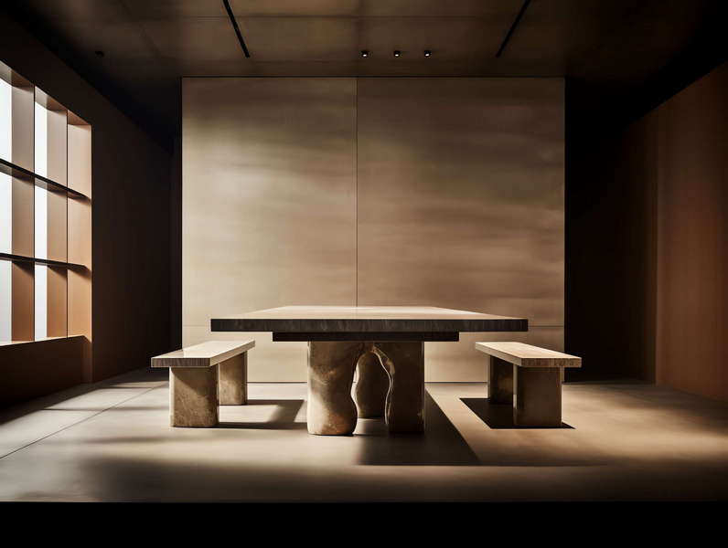 图片[36]-全球设计案例智能库_OJBKAI.COM侘寂风餐桌Midjourney灵感图库-_设计智库－全球设计案例智能库_OJBKAI.COM-全球设计案例智能库_OJBKAI.COM设计智库