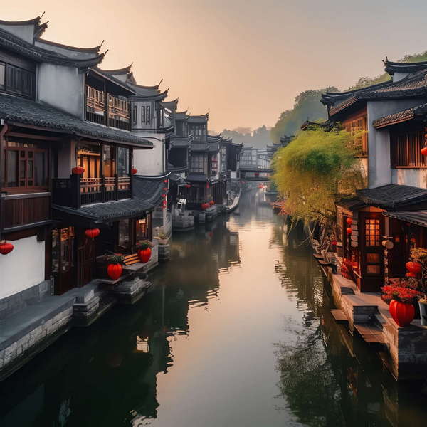 图片[29]-全球设计案例智能库_OJBKAI.COM意境江南小镇Midjourney灵感图库-_设计智库－全球设计案例智能库_OJBKAI.COM-全球设计案例智能库_OJBKAI.COM设计智库