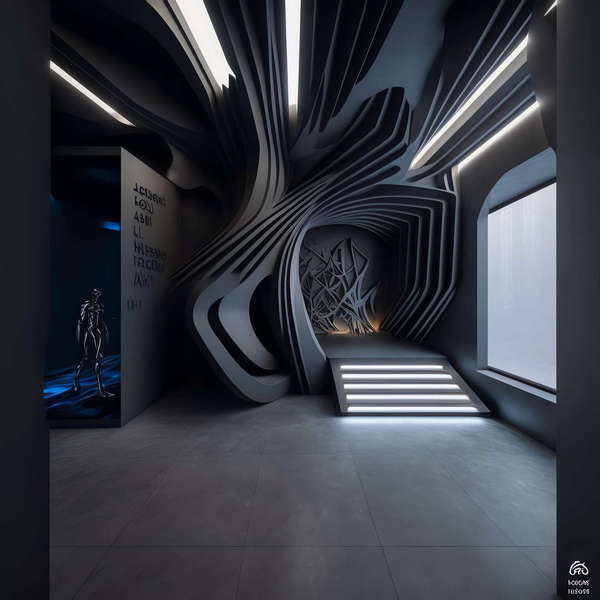 图片[34]-全球设计案例智能库_OJBKAI.COM曲线造型光影空间_Midjourney灵感图库-_设计智库－全球设计案例智能库_OJBKAI.COM-全球设计案例智能库_OJBKAI.COM设计智库