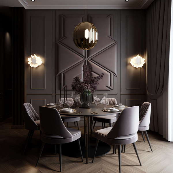 现代色彩轻奢餐桌-5_Midjourney灵感图库-设计智库－全球设计案例智能库_OJBKAI.COM-全球设计案例智能库_OJBKAI.COM设计智库