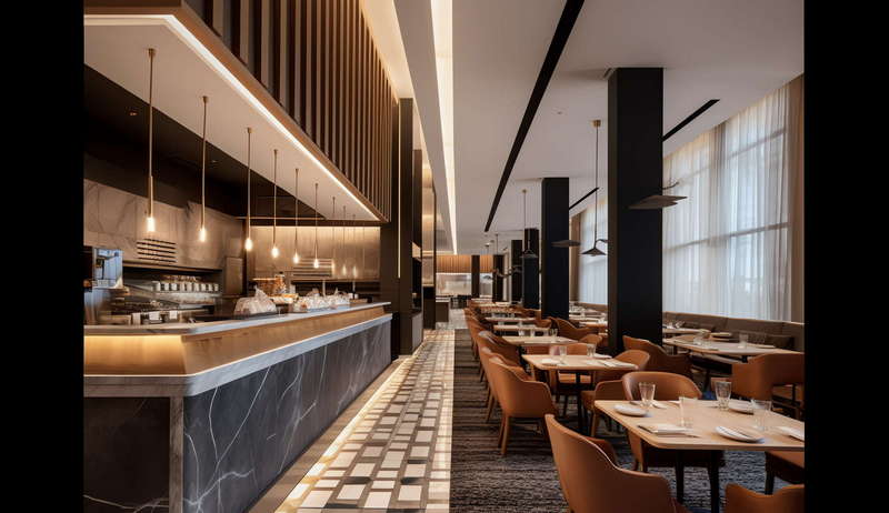 图片[31]-全球设计案例智能库_OJBKAI.COM酒店全日制餐厅Midjourney灵感图库-_设计智库－全球设计案例智能库_OJBKAI.COM-全球设计案例智能库_OJBKAI.COM设计智库