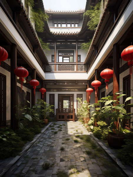 图片[26]-全球设计案例智能库_OJBKAI.COM中式四合院Midjourney灵感图库-_设计智库－全球设计案例智能库_OJBKAI.COM-全球设计案例智能库_OJBKAI.COM设计智库