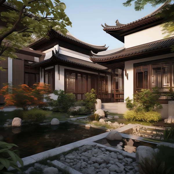 图片[25]-全球设计案例智能库_OJBKAI.COM中式别墅外观Midjourney灵感图库-_设计智库－全球设计案例智能库_OJBKAI.COM-全球设计案例智能库_OJBKAI.COM设计智库