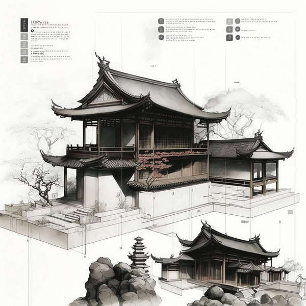 图片[13]-全球设计案例智能库_OJBKAI.COM古建筑透视图Midjourney灵感图库-_设计智库－全球设计案例智能库_OJBKAI.COM-全球设计案例智能库_OJBKAI.COM设计智库