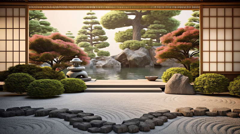 图片[20]-全球设计案例智能库_OJBKAI.COM别墅庭院日式枯山水Midjourney灵感图库-_设计智库－全球设计案例智能库_OJBKAI.COM-全球设计案例智能库_OJBKAI.COM设计智库