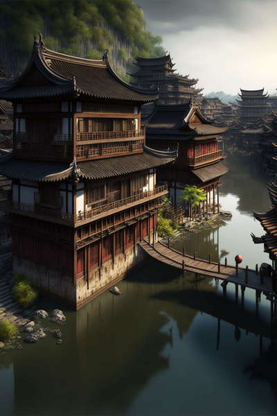 图片[8]-全球设计案例智能库_OJBKAI.COM徽派建筑Midjourney灵感图库-_设计智库－全球设计案例智能库_OJBKAI.COM-全球设计案例智能库_OJBKAI.COM设计智库