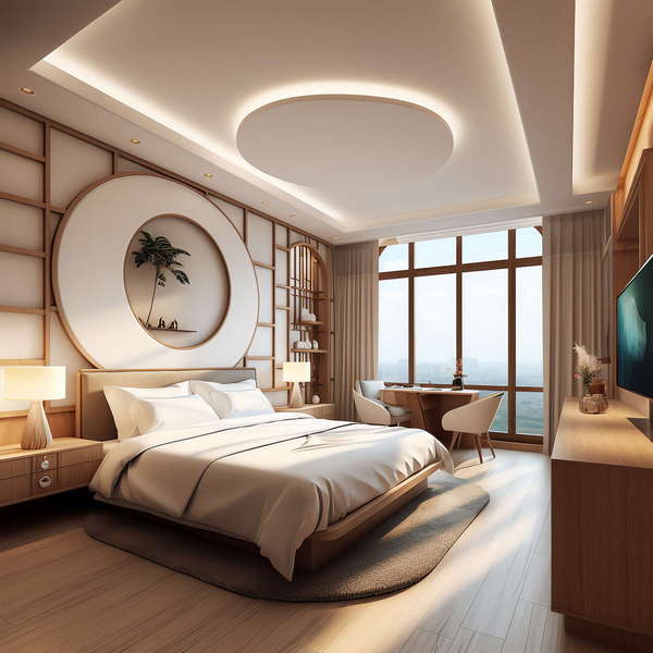 图片[35]-全球设计案例智能库_OJBKAI.COM新中式酒店客房Midjourney灵感图库-_设计智库－全球设计案例智能库_OJBKAI.COM-全球设计案例智能库_OJBKAI.COM设计智库