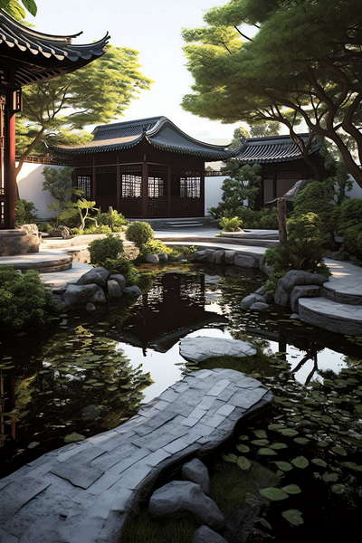 图片[34]-全球设计案例智能库_OJBKAI.COM中式园林Midjourney灵感图库-_设计智库－全球设计案例智能库_OJBKAI.COM-全球设计案例智能库_OJBKAI.COM设计智库