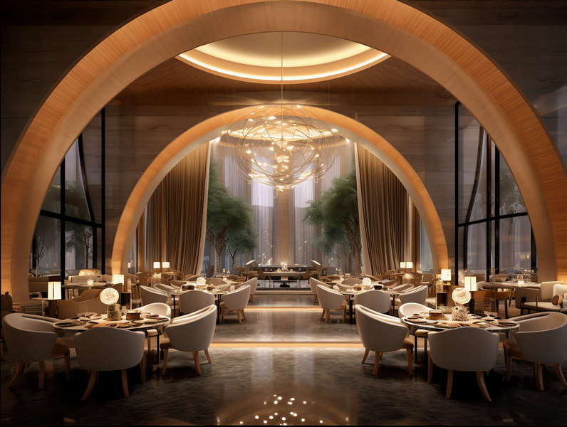 图片[21]-全球设计案例智能库_OJBKAI.COM现代酒店餐厅Midjourney灵感图库-_设计智库－全球设计案例智能库_OJBKAI.COM-全球设计案例智能库_OJBKAI.COM设计智库