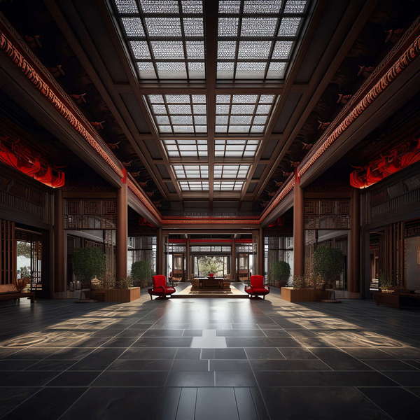 图片[22]-全球设计案例智能库_OJBKAI.COM中式酒店大堂Midjourney灵感图库-_设计智库－全球设计案例智能库_OJBKAI.COM-全球设计案例智能库_OJBKAI.COM设计智库