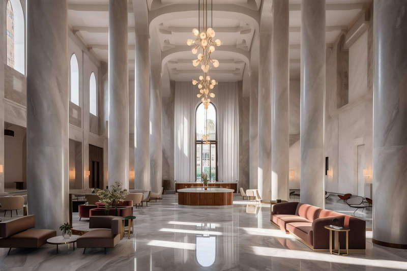 图片[33]-全球设计案例智能库_OJBKAI.COM现代酒店大堂Midjourney灵感图库-_设计智库－全球设计案例智能库_OJBKAI.COM-全球设计案例智能库_OJBKAI.COM设计智库