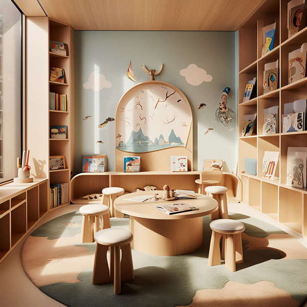 图片[22]-全球设计案例智能库_OJBKAI.COM童趣色彩幼儿园早教中心Midjourney灵感图库-_设计智库－全球设计案例智能库_OJBKAI.COM-全球设计案例智能库_OJBKAI.COM设计智库