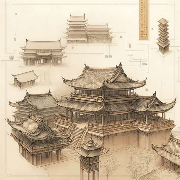 图片[21]-全球设计案例智能库_OJBKAI.COM中式古建筑效果图Midjourney灵感图库-_设计智库－全球设计案例智能库_OJBKAI.COM-全球设计案例智能库_OJBKAI.COM设计智库