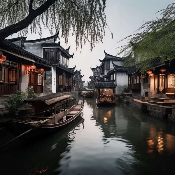 图片[40]-全球设计案例智能库_OJBKAI.COM意境江南小镇Midjourney灵感图库-_设计智库－全球设计案例智能库_OJBKAI.COM-全球设计案例智能库_OJBKAI.COM设计智库