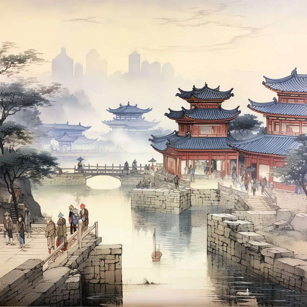 图片[31]-全球设计案例智能库_OJBKAI.COM庭林楼阁山水意境图Midjourney灵感图库-_设计智库－全球设计案例智能库_OJBKAI.COM-全球设计案例智能库_OJBKAI.COM设计智库