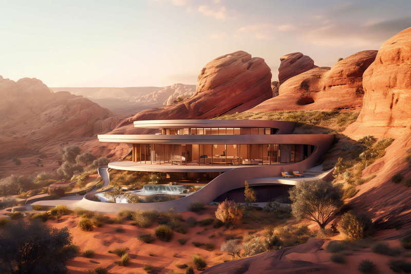 图片[14]-全球设计案例智能库_OJBKAI.COM现代艺术酒店建筑外观Midjourney灵感图库-_设计智库－全球设计案例智能库_OJBKAI.COM-全球设计案例智能库_OJBKAI.COM设计智库