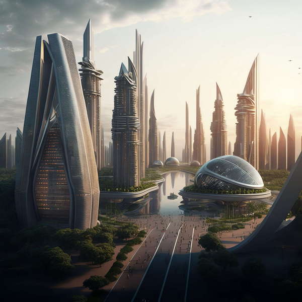 图片[3]-全球设计案例智能库_OJBKAI.COM后现代科技楼群Midjourney灵感图库-_设计智库－全球设计案例智能库_OJBKAI.COM-全球设计案例智能库_OJBKAI.COM设计智库