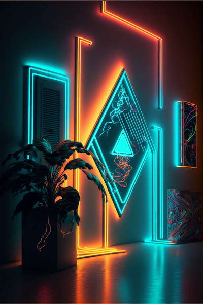 图片[3]-全球设计案例智能库_OJBKAI.COM赛博朋克风霓虹灯设计男孩房1_Midjourney灵感图库-_设计智库－全球设计案例智能库_OJBKAI.COM-全球设计案例智能库_OJBKAI.COM设计智库