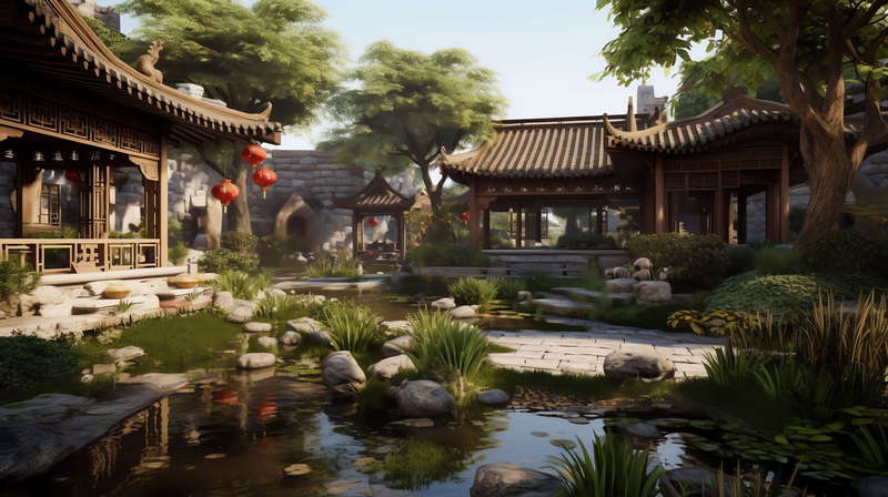 图片[22]-全球设计案例智能库_OJBKAI.COM中式园林Midjourney灵感图库-_设计智库－全球设计案例智能库_OJBKAI.COM-全球设计案例智能库_OJBKAI.COM设计智库