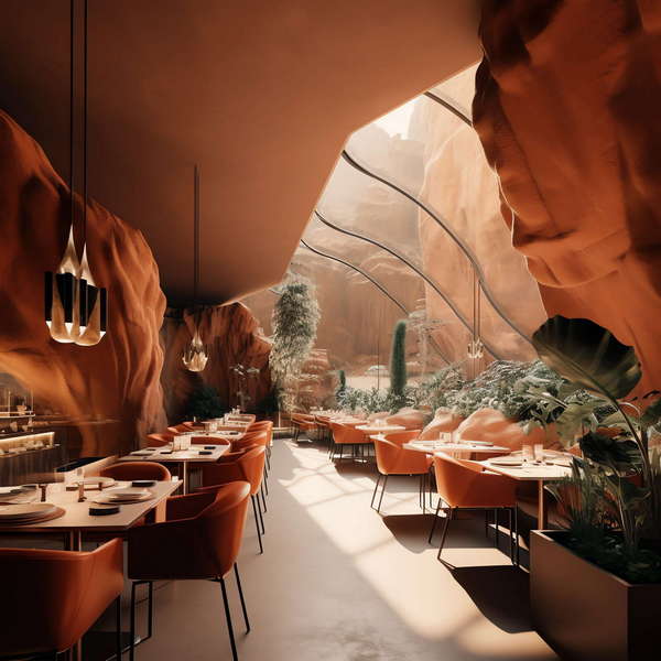 图片[6]-全球设计案例智能库_OJBKAI.COM艺术风格酒店公区餐饮区Midjourney灵感图库-_设计智库－全球设计案例智能库_OJBKAI.COM-全球设计案例智能库_OJBKAI.COM设计智库