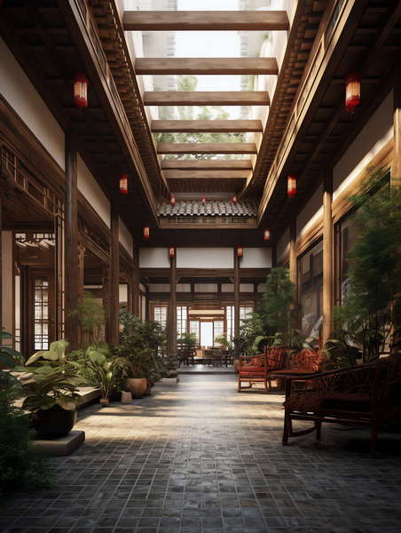 图片[28]-全球设计案例智能库_OJBKAI.COM中式四合院Midjourney灵感图库-_设计智库－全球设计案例智能库_OJBKAI.COM-全球设计案例智能库_OJBKAI.COM设计智库