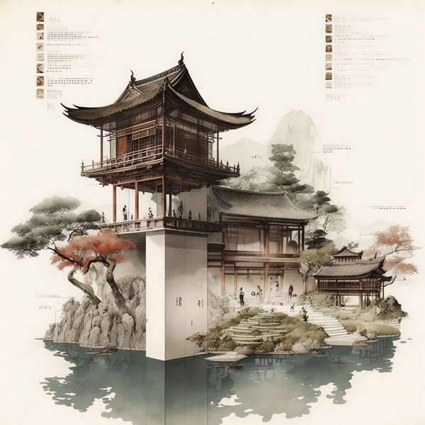 图片[15]-全球设计案例智能库_OJBKAI.COM古建筑透视图Midjourney灵感图库-_设计智库－全球设计案例智能库_OJBKAI.COM-全球设计案例智能库_OJBKAI.COM设计智库