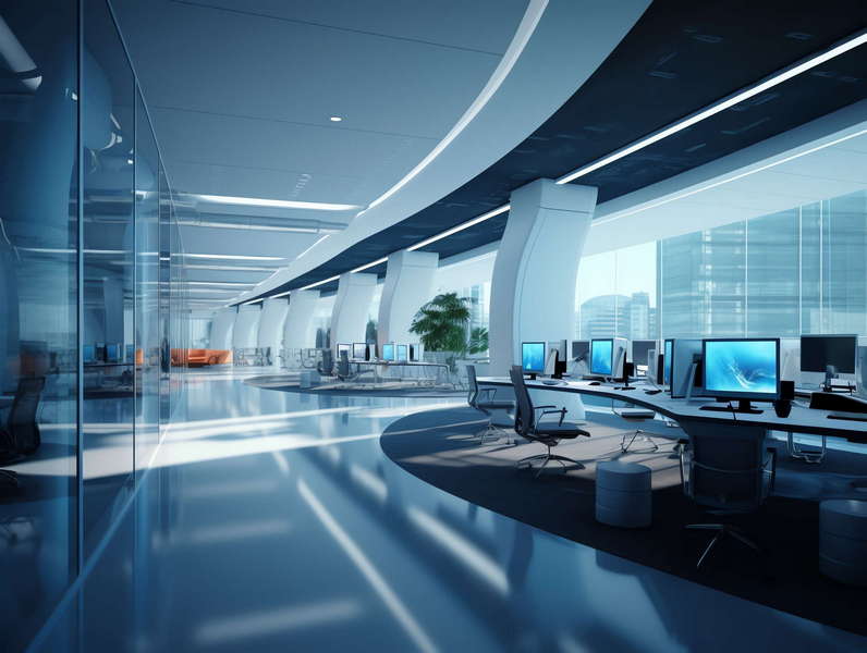 图片[22]-全球设计案例智能库_OJBKAI.COM赛博朋克风霓虹灯设计公共办公区域Midjourney灵感图库-_设计智库－全球设计案例智能库_OJBKAI.COM-全球设计案例智能库_OJBKAI.COM设计智库