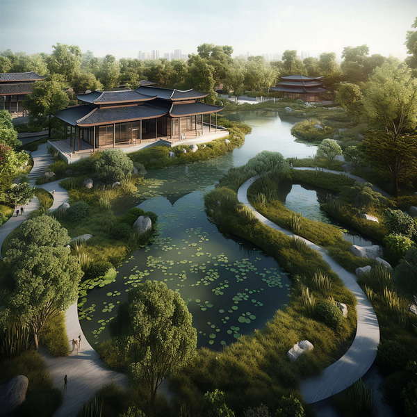 图片[42]-全球设计案例智能库_OJBKAI.COM中式园林Midjourney灵感图库-_设计智库－全球设计案例智能库_OJBKAI.COM-全球设计案例智能库_OJBKAI.COM设计智库