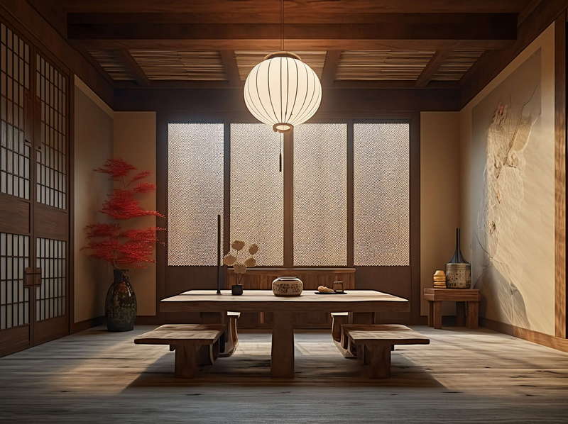 图片[10]-全球设计案例智能库_OJBKAI.COM酒店民宿中式禅意茶室Midjourney灵感图库-_设计智库－全球设计案例智能库_OJBKAI.COM-全球设计案例智能库_OJBKAI.COM设计智库