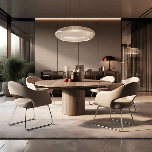 现代风格餐桌Midjourney灵感图库-_设计智库－全球设计案例智能库_OJBKAI.COM-全球设计案例智能库_OJBKAI.COM设计智库