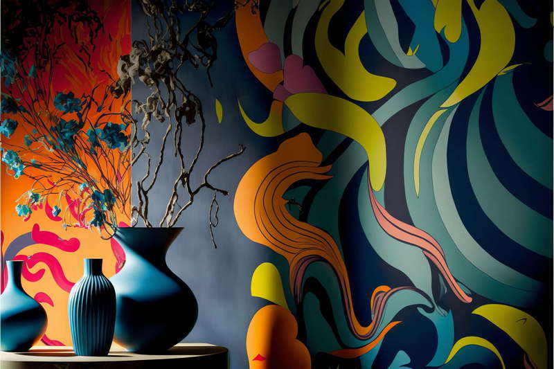 布纹样版壁纸Midjourney灵感图库-_设计智库－全球设计案例智能库_OJBKAI.COM-全球设计案例智能库_OJBKAI.COM设计智库