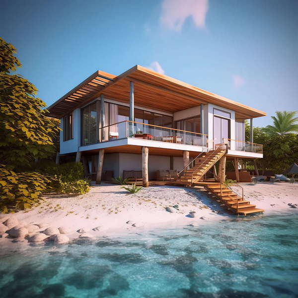 海岛风格酒店Midjourney灵感图库-_设计智库－全球设计案例智能库_OJBKAI.COM-全球设计案例智能库_OJBKAI.COM设计智库