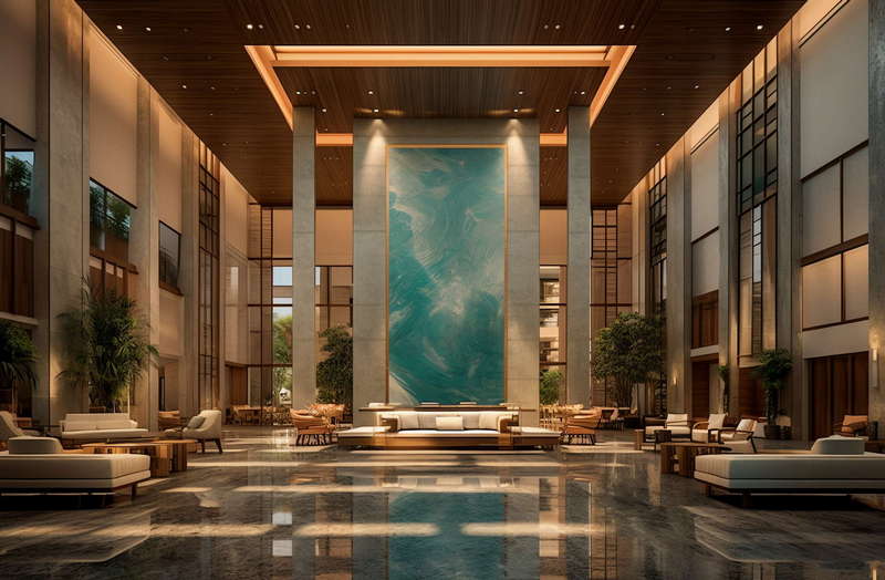 图片[19]-全球设计案例智能库_OJBKAI.COM新中式酒店大堂Midjourney灵感图库-_设计智库－全球设计案例智能库_OJBKAI.COM-全球设计案例智能库_OJBKAI.COM设计智库
