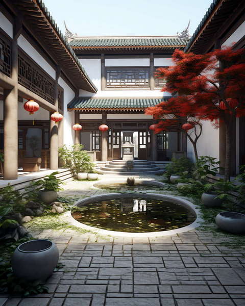 图片[23]-全球设计案例智能库_OJBKAI.COM中式四合院Midjourney灵感图库-_设计智库－全球设计案例智能库_OJBKAI.COM-全球设计案例智能库_OJBKAI.COM设计智库
