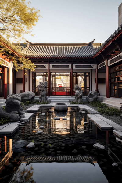 图片[14]-全球设计案例智能库_OJBKAI.COM中式别墅庭院Midjourney灵感图库-_设计智库－全球设计案例智能库_OJBKAI.COM-全球设计案例智能库_OJBKAI.COM设计智库