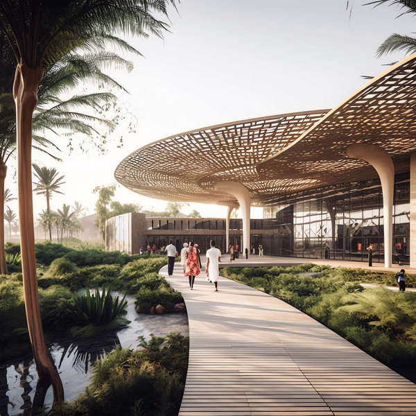 科技未来感飞机场Midjourney灵感图库-_设计智库－全球设计案例智能库_OJBKAI.COM-全球设计案例智能库_OJBKAI.COM设计智库