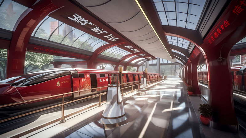 图片[5]-全球设计案例智能库_OJBKAI.COM科技时尚感高铁站Midjourney灵感图库-_设计智库－全球设计案例智能库_OJBKAI.COM-全球设计案例智能库_OJBKAI.COM设计智库