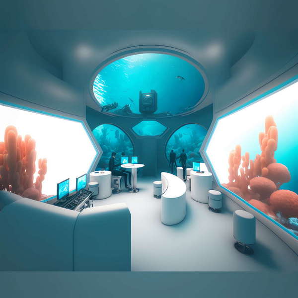 酒店海洋主题Midjourney灵感图库-_设计智库－全球设计案例智能库_OJBKAI.COM-全球设计案例智能库_OJBKAI.COM设计智库