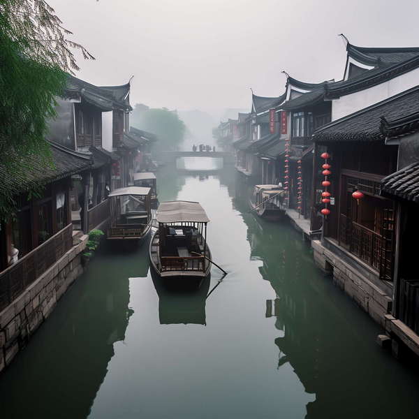 图片[24]-全球设计案例智能库_OJBKAI.COM意境江南小镇Midjourney灵感图库-_设计智库－全球设计案例智能库_OJBKAI.COM-全球设计案例智能库_OJBKAI.COM设计智库