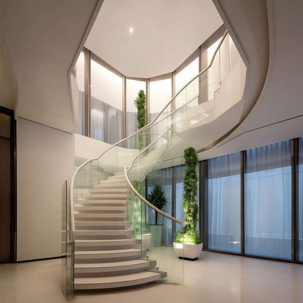 图片[4]-全球设计案例智能库_OJBKAI.COM现代风格白色楼梯Midjourney灵感图库-_设计智库－全球设计案例智能库_OJBKAI.COM-全球设计案例智能库_OJBKAI.COM设计智库