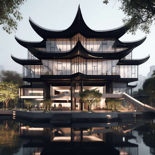 图片[34]-全球设计案例智能库_OJBKAI.COM中式别墅外观Midjourney灵感图库-_设计智库－全球设计案例智能库_OJBKAI.COM-全球设计案例智能库_OJBKAI.COM设计智库