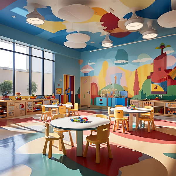 图片[5]-全球设计案例智能库_OJBKAI.COM童趣色彩幼儿园早教中心Midjourney灵感图库-_设计智库－全球设计案例智能库_OJBKAI.COM-全球设计案例智能库_OJBKAI.COM设计智库