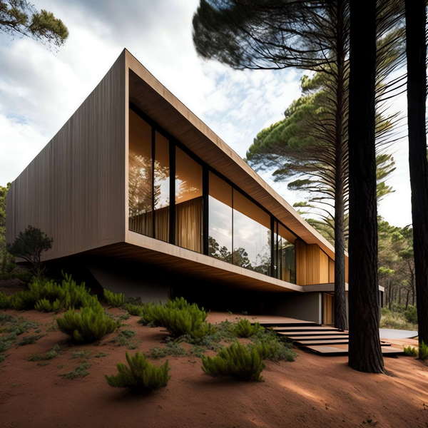 图片[2]-全球设计案例智能库_OJBKAI.COM现代简约森林别墅Midjourney灵感图库-_设计智库－全球设计案例智能库_OJBKAI.COM-全球设计案例智能库_OJBKAI.COM设计智库