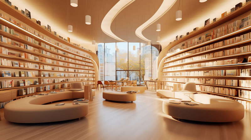 图片[2]-全球设计案例智能库_OJBKAI.COM原木艺术风图书馆书店_Midjourney灵感图库-_设计智库－全球设计案例智能库_OJBKAI.COM-全球设计案例智能库_OJBKAI.COM设计智库