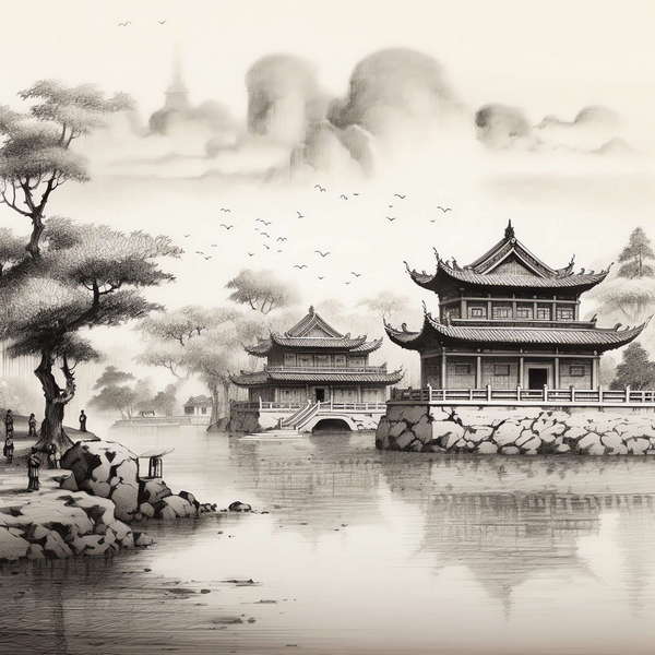 图片[4]-全球设计案例智能库_OJBKAI.COM中国古建草图Midjourney灵感图库-_设计智库－全球设计案例智能库_OJBKAI.COM-全球设计案例智能库_OJBKAI.COM设计智库