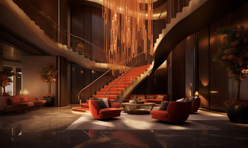 图片[23]-全球设计案例智能库_OJBKAI.COM酒店前卫时尚现代楼梯Midjourney灵感图库-_设计智库－全球设计案例智能库_OJBKAI.COM-全球设计案例智能库_OJBKAI.COM设计智库