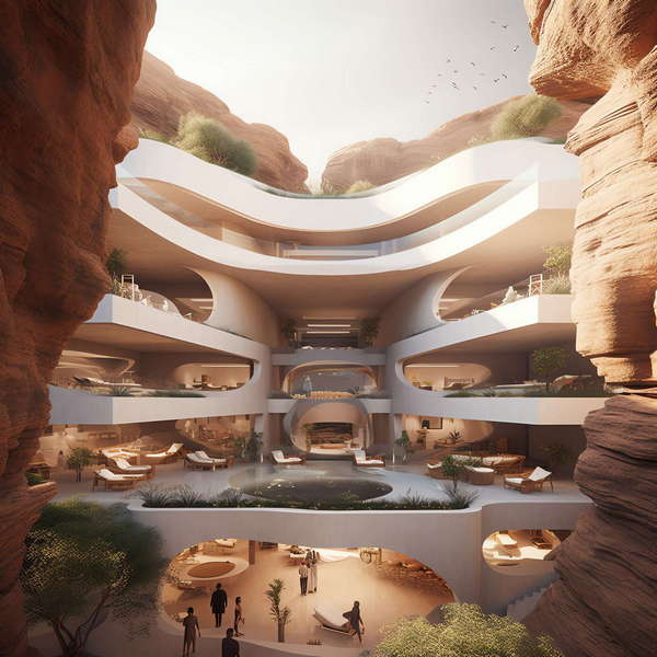 图片[26]-全球设计案例智能库_OJBKAI.COM现代艺术酒店建筑外观Midjourney灵感图库-_设计智库－全球设计案例智能库_OJBKAI.COM-全球设计案例智能库_OJBKAI.COM设计智库