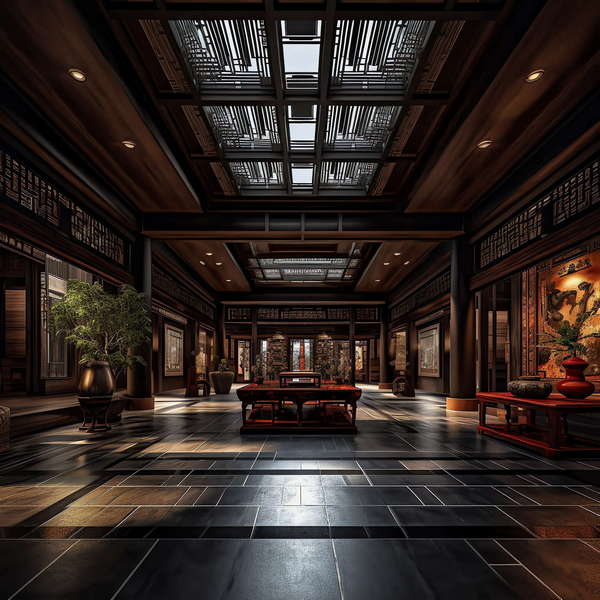 图片[27]-全球设计案例智能库_OJBKAI.COM中式酒店大堂Midjourney灵感图库-_设计智库－全球设计案例智能库_OJBKAI.COM-全球设计案例智能库_OJBKAI.COM设计智库